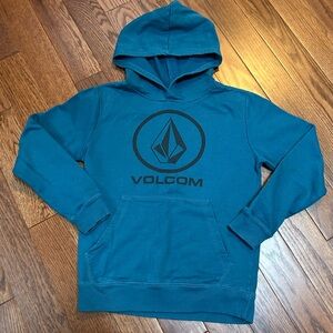 Volcom Blue Hoodie with Logo -size M unisex